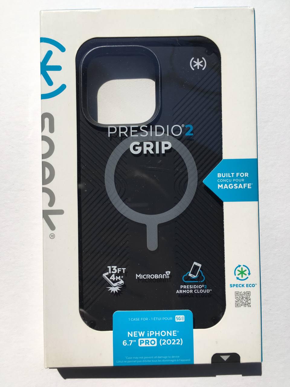 Чохол протиударний Speck Presidio2 Grip Magsafe 150088-D143 для Iphone 14 Pro Max (6.7") Black - фото 10