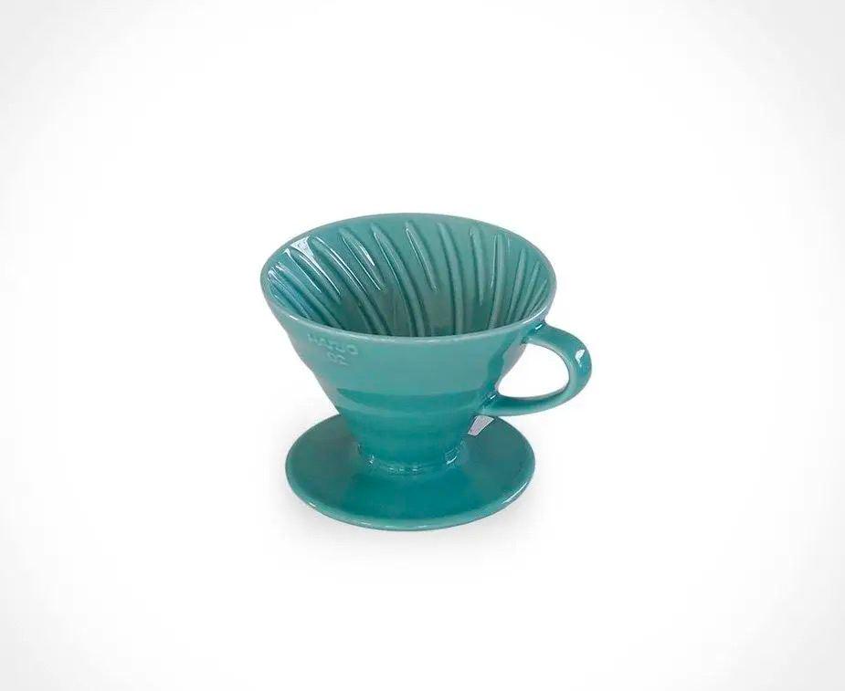 Керамическая воронка для кофе Hario V60 02 400 мл Turquoise (3VDC-02-TQ-UEX) - фото 3