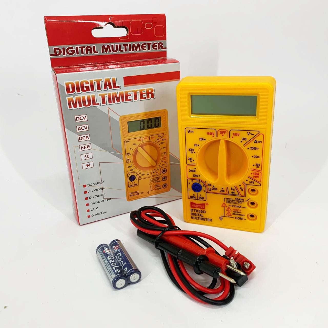 Мультиметр HAOYUE DT830D Yellow (13352974)