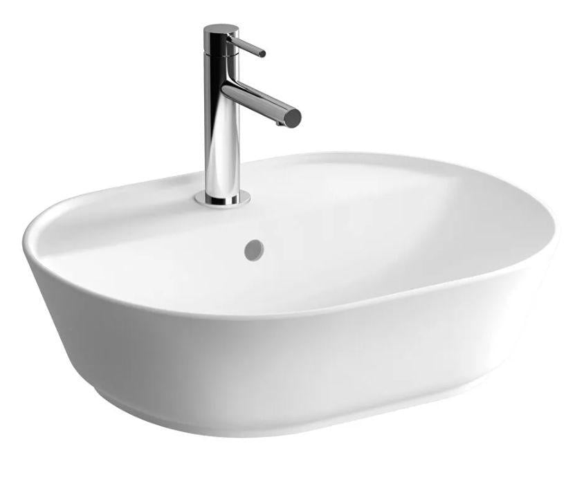 Раковина накладна VitrA Geo Bowl 55 см Білий глянцевий (88-7428B003-0001)