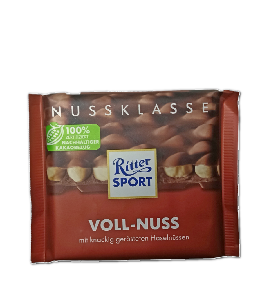 Шоколад Ritter Sport Voll-Nuss с фундуком 100 г (59033) Шоколад Ritter Sport Voll-Nuss с фундуком 100 г (59033)