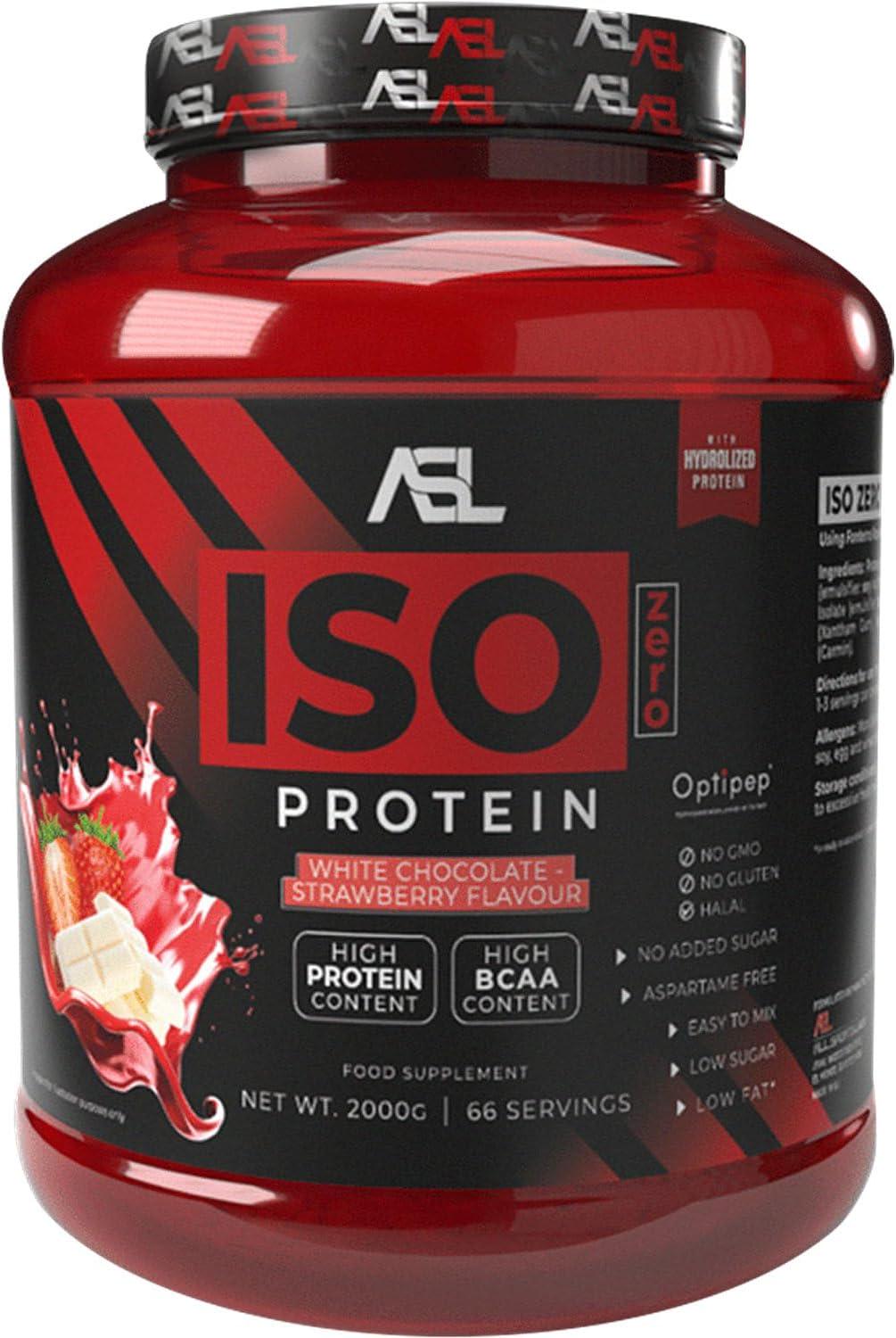 Протеїн AllSports Labs Iso Zero Protein Strawberry White Chocolate 2 кг