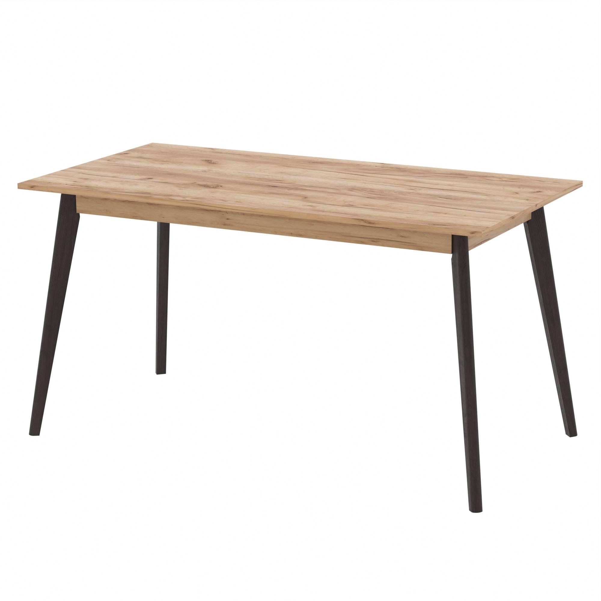 Стол обеденный Неман БОН 1380х780 ДСП Дуб крафт золотой/Венге