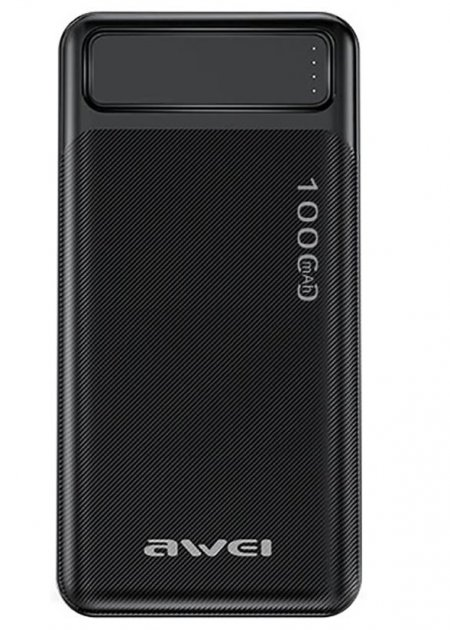 Повербанк Awei P5K 10000 mAh 5W Черный (20150091) Повербанк Awei P5K 10000 mAh 5W Черный (20150091)