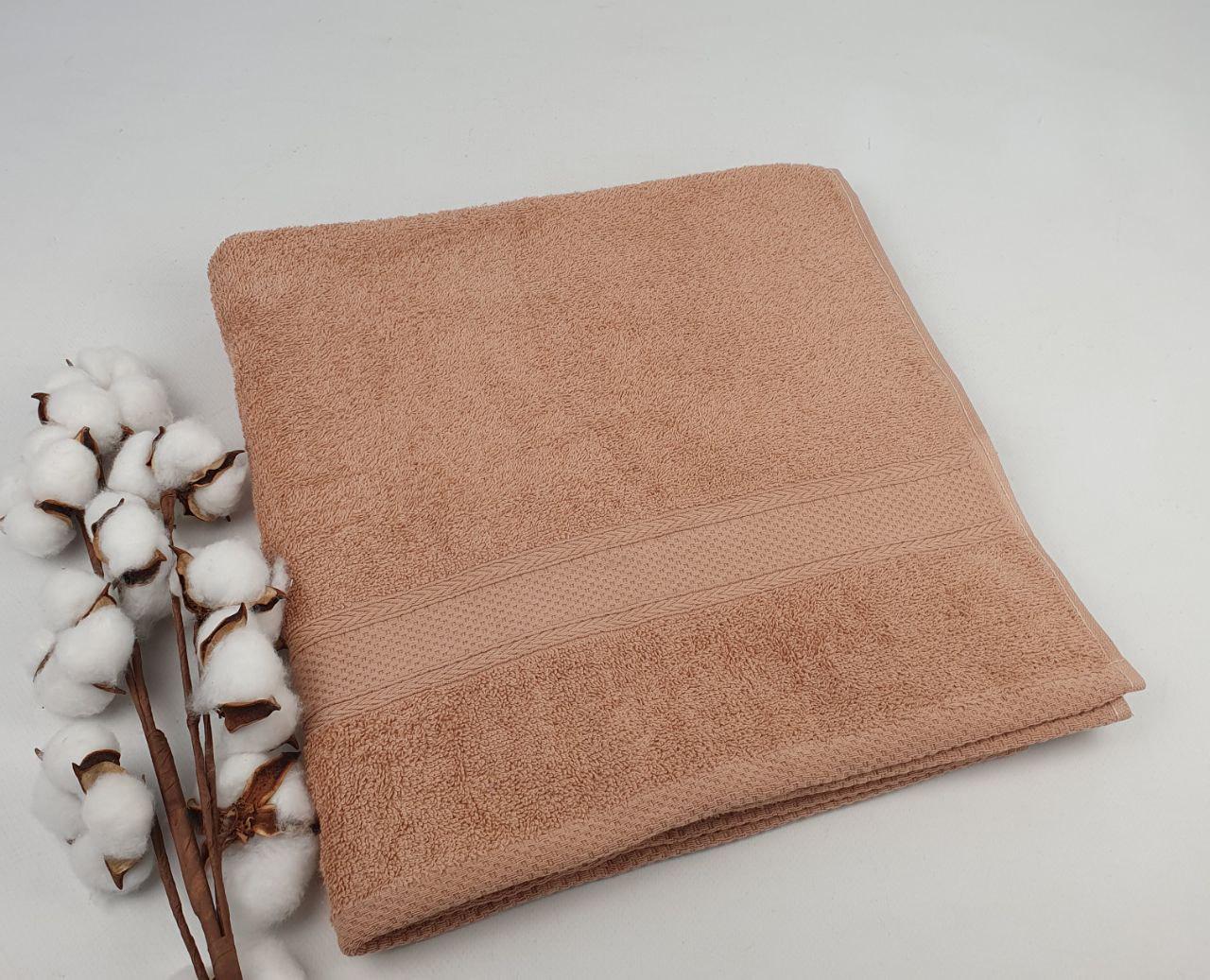 Полотенце Homeline бордюр 400 г/м2 70x140 см Kahve (CN38990)