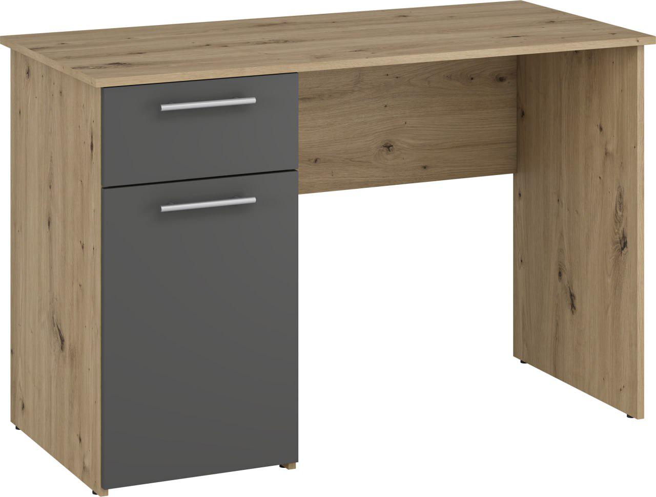 Стол компьютерный/письменный Win Мебель Детройт Дуб Артизан/Графит (27734171) - фото 2 Стол компьютерный/письменный Win Мебель Детройт Дуб Артизан/Графит (27734171) - фото 2
