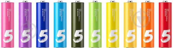 Батарейки Xiaomi ZMi AA batteries 10 шт ZI5 Rainbow - фото 3