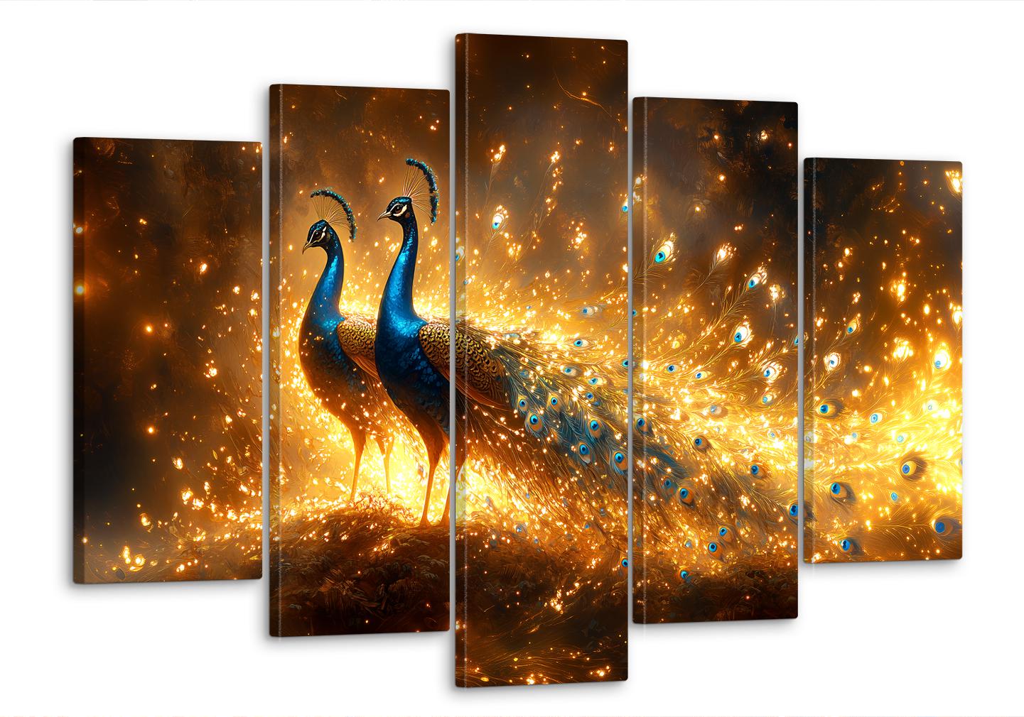 Картина модульная MAKO волшебные павлины 80x125 см (MK50564)