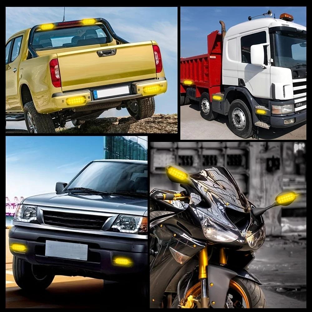 Стробоскоп з пультом керування 12 LED 12-24V комплект 4 шт. Жовтий (4281) - фото 5 Стробоскоп з пультом керування 12 LED 12-24V комплект 4 шт. Жовтий (4281) - фото 5