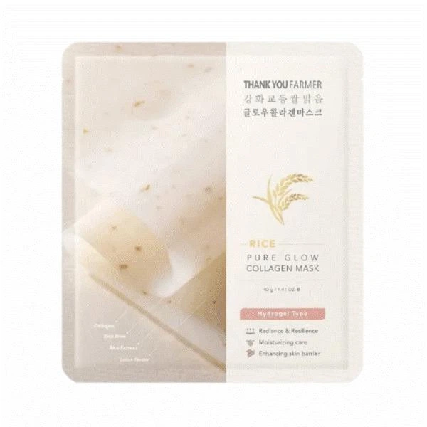 Маска увлажняющая гелевая с экстрактом риса THANK YOU FARMER 1 шт. 40 мл