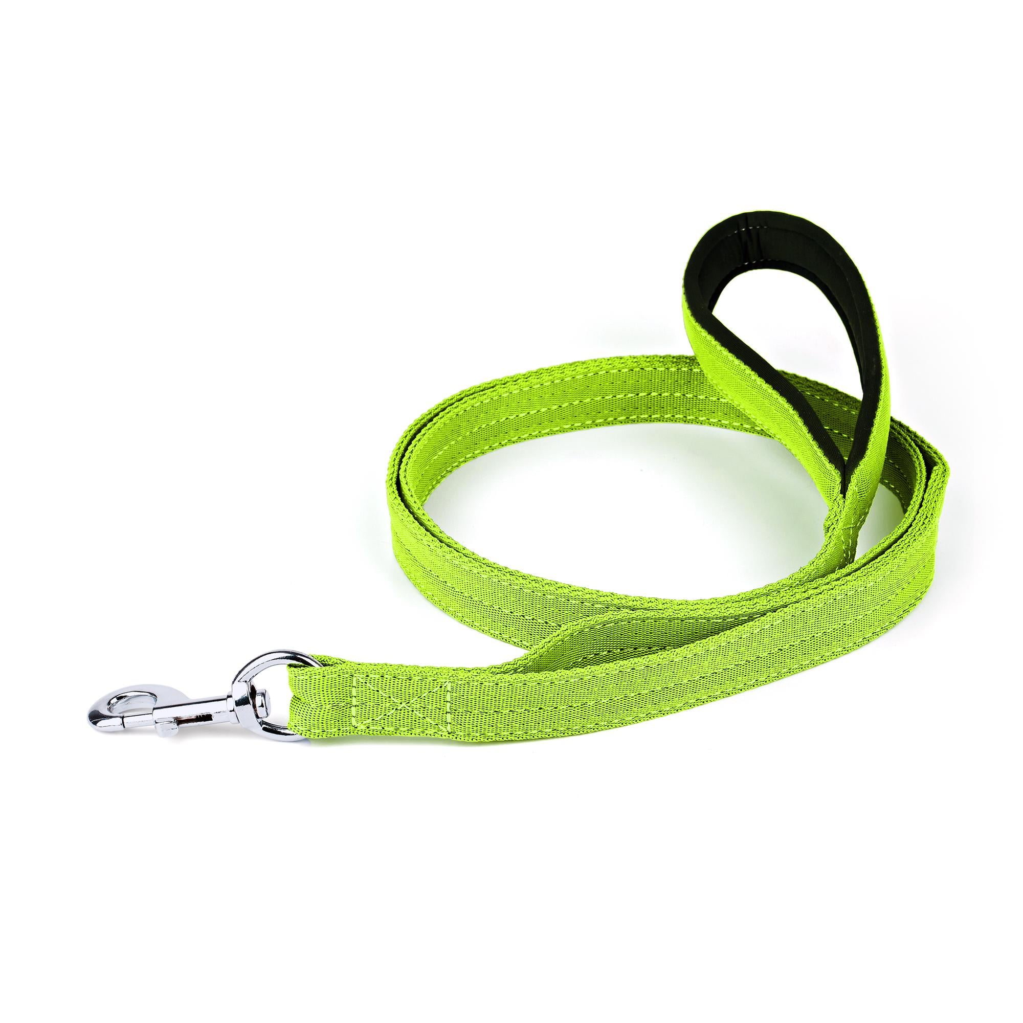Повідець KareLine посилений нейлоновий з 2 ручками 20 мм 2500 мм Салатовий (0969/5)