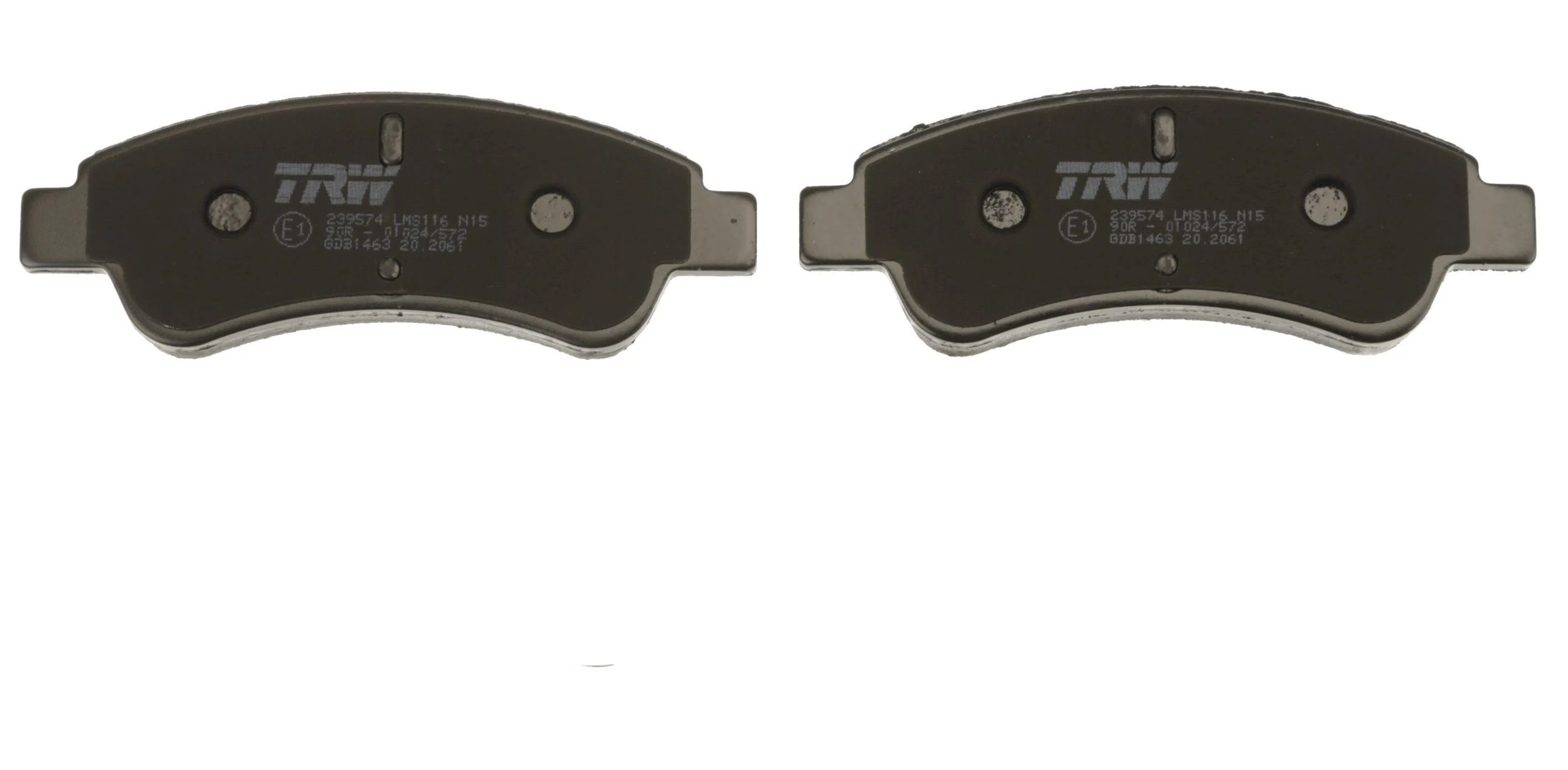 Комплект тормозных накладок для дисковых тормозов TRWGDB1463 (GDB1463)