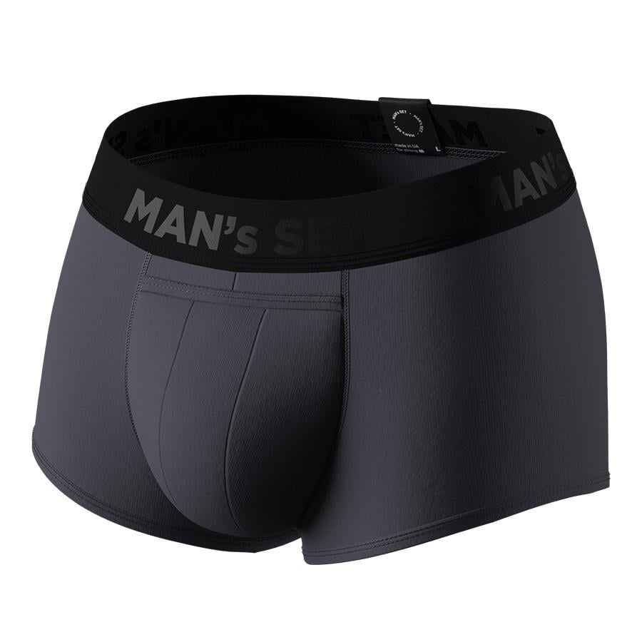 Боксери чоловічі анатомічні спортивні MAN's SET Sport w/fly Black Series BS125-10 3XL Графітовий