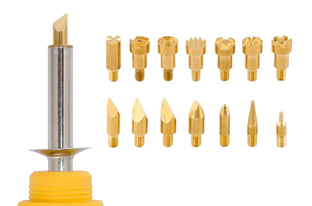 Набір для випалювання по дереву MasterTool 30 Вт 220V/50Hz 14 насадок (44-0021) - фото 2