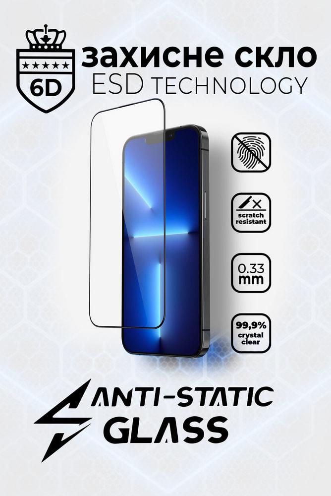 Защитное стекло 6D Anti-Static Realme C35 Glass Shield - фото 2