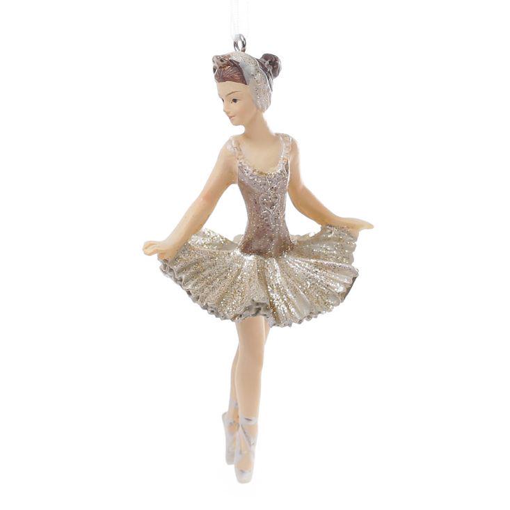Декоративная подвеска Bonadi Балерина Дизайн 1 11 см Шампань (707-180)