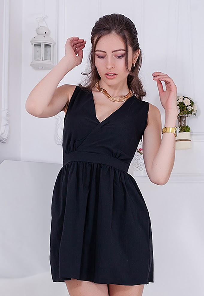 Платье женское Podium Queen 12098-BLACK XXL Черный