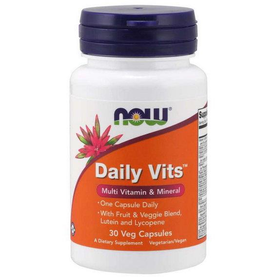 Витаминно-минеральный комплекс NOW Foods Daily Vits 30 Veg caps