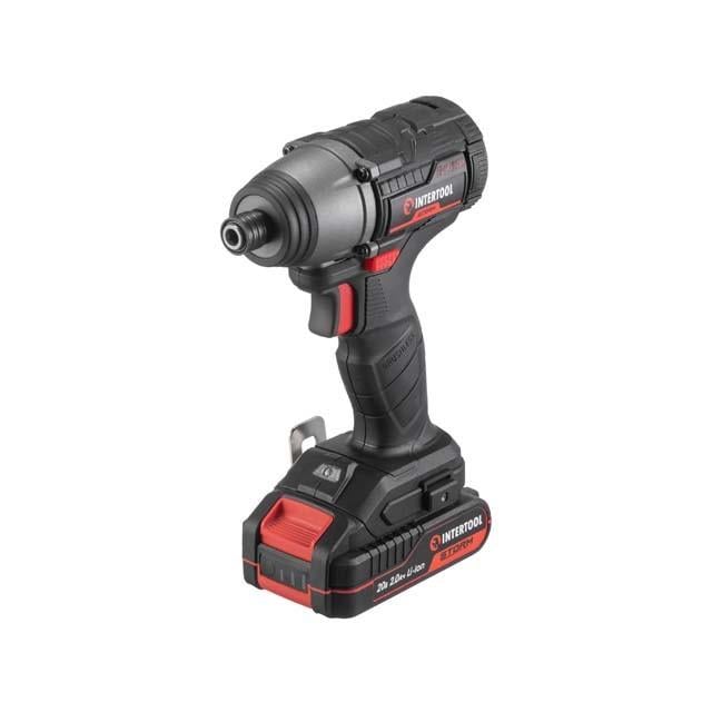 Шуруповерт ударный Intertool WT-0362 аккумуляторный с бесщеточным двигателем 20 В (12380772)