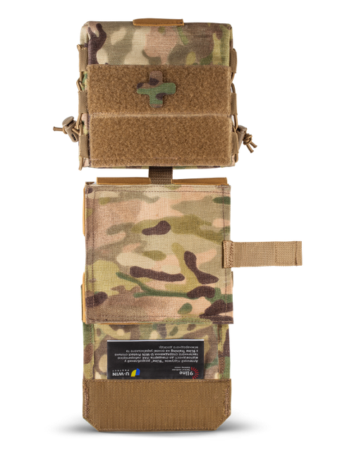 Підсумок під аптечку Cordura 1000D 9Line Мультикам - фото 4 Підсумок під аптечку Cordura 1000D 9Line Мультикам - фото 4