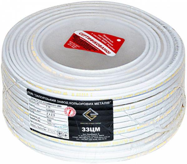 Кабель силовий ШВВП 2х2,5 ГОСТ багатожильний - фото 4 Кабель силовий ШВВП 2х2,5 ГОСТ багатожильний - фото 4