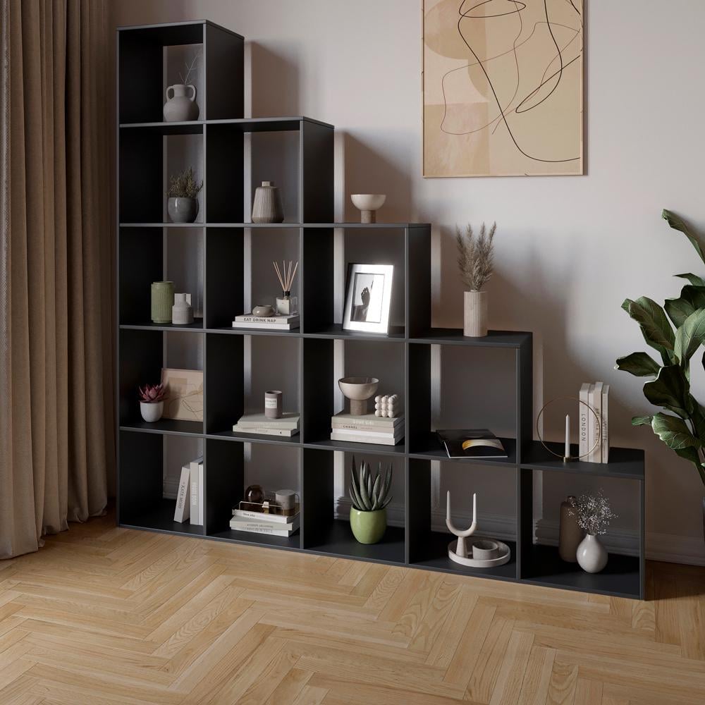 Стеллаж М-Зон Джеко 1776 Антрацитовый (MZN-031009)