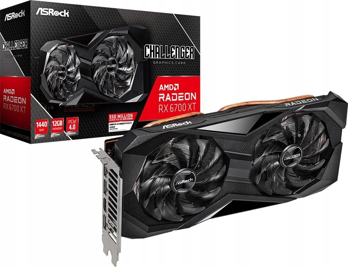 Відеокарта ASRock Radeon RX 6700 XT Challenger D 12Gb (23339269)