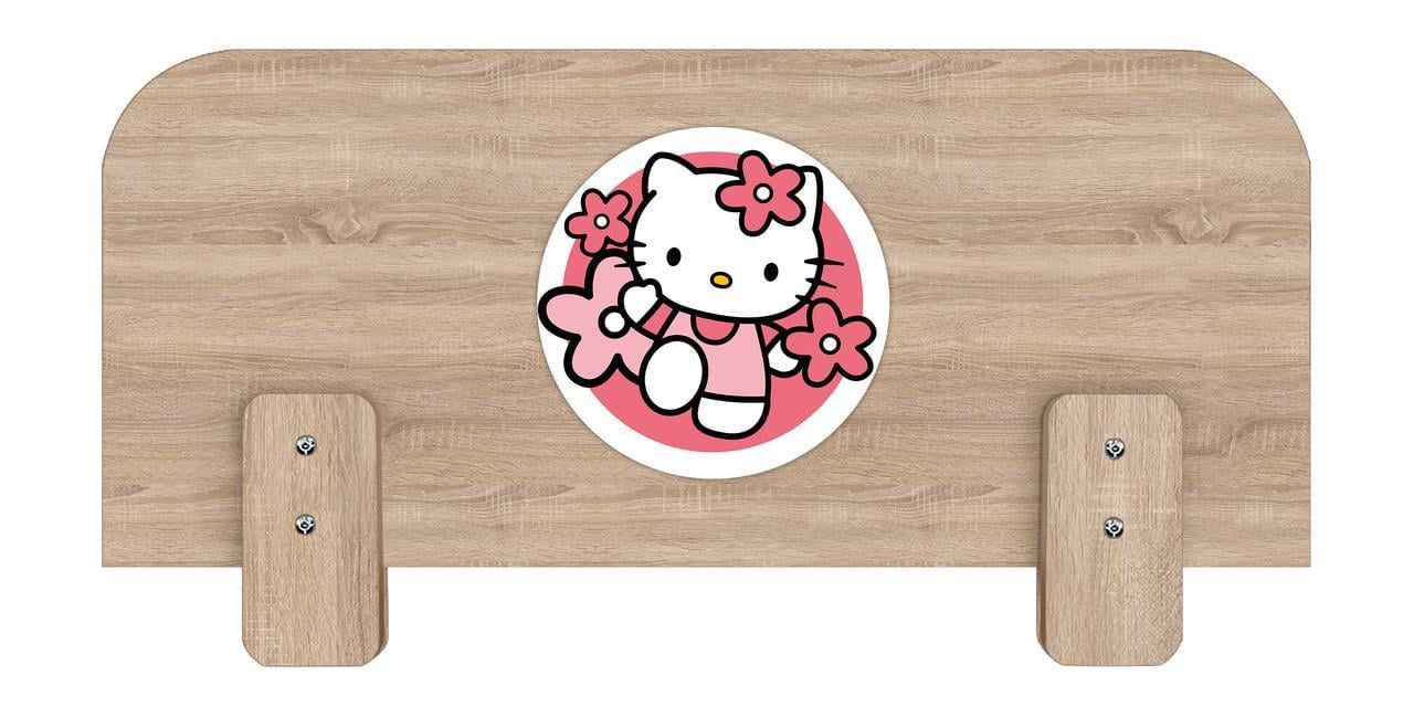 Бортик защитный для кровати МАКСИ-МЕбель №3 Китти под толщину боковой царги 18 мм Дуб сонома (12179)