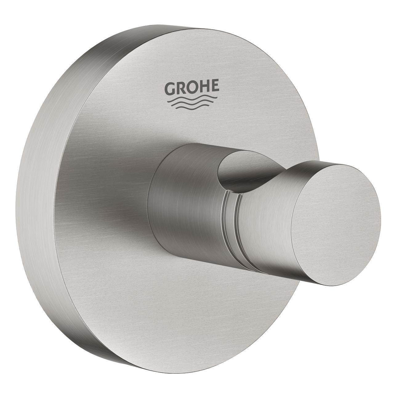 Крючок настенный Grohe Essentials 40364DC1 одинарный Сатин (250575)