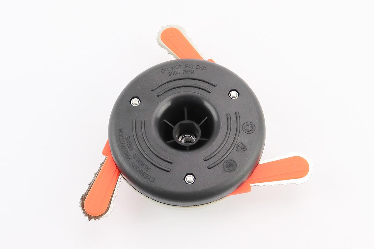 Шпуля котушка ДИСК пластикова три зачепи та ніж 6 шт. Тип 3 до мотокос (202985) - фото 2