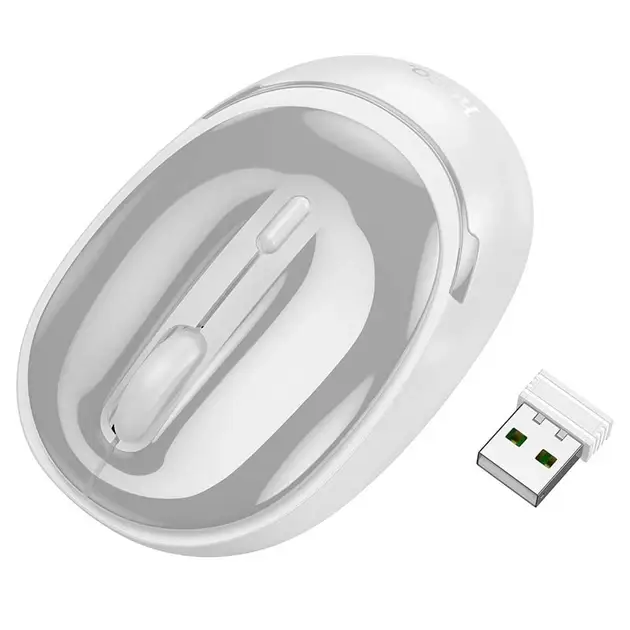 Мышь беспроводная Hoco GM34 Nuevo Dual-Mode Business Wireless Mouse Grey/White