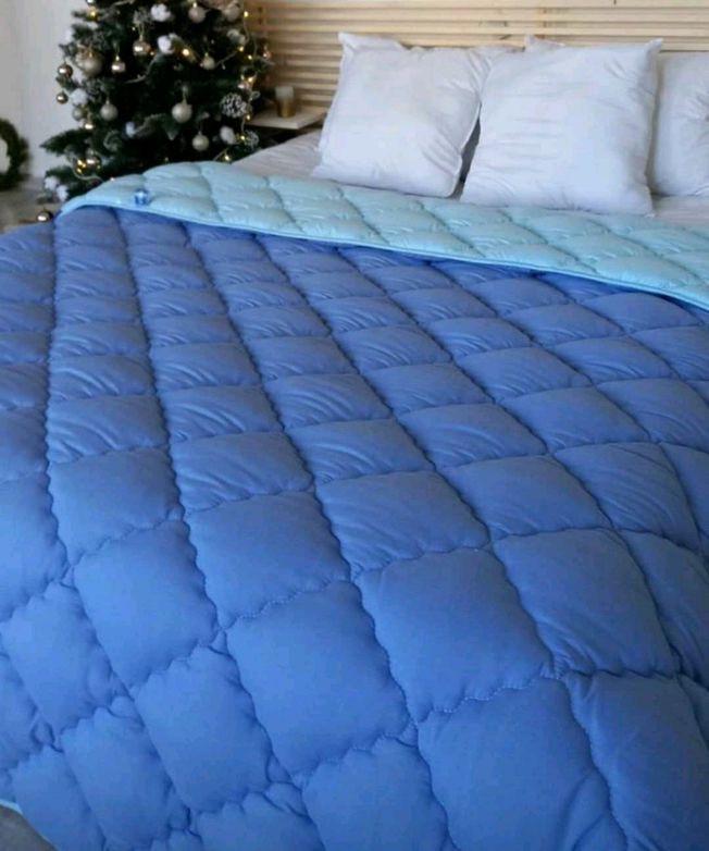 Одеяло полуторное Сине-голубой