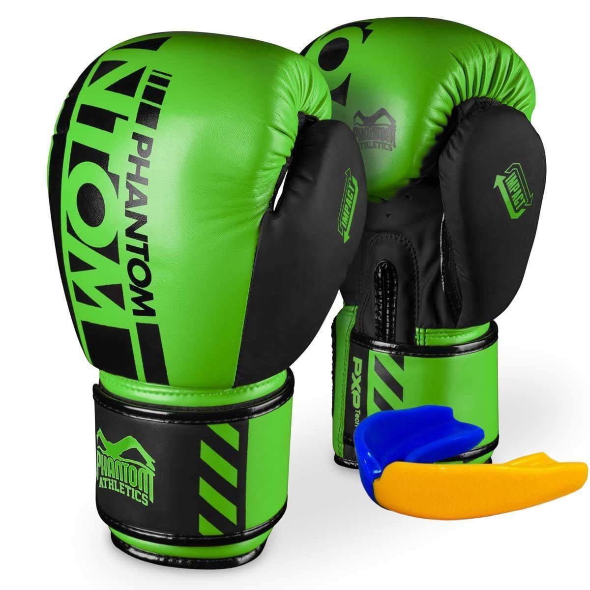 Боксерские перчатки Phantom APEX Neon 10 унций с капой Green (3070039935) Боксерские перчатки Phantom APEX Neon 10 унций с капой Green (3070039935)