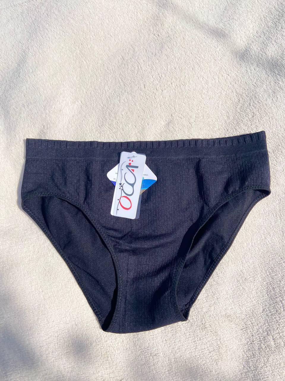 Трусики слепы на повышенной посадке Черный (13032-4)