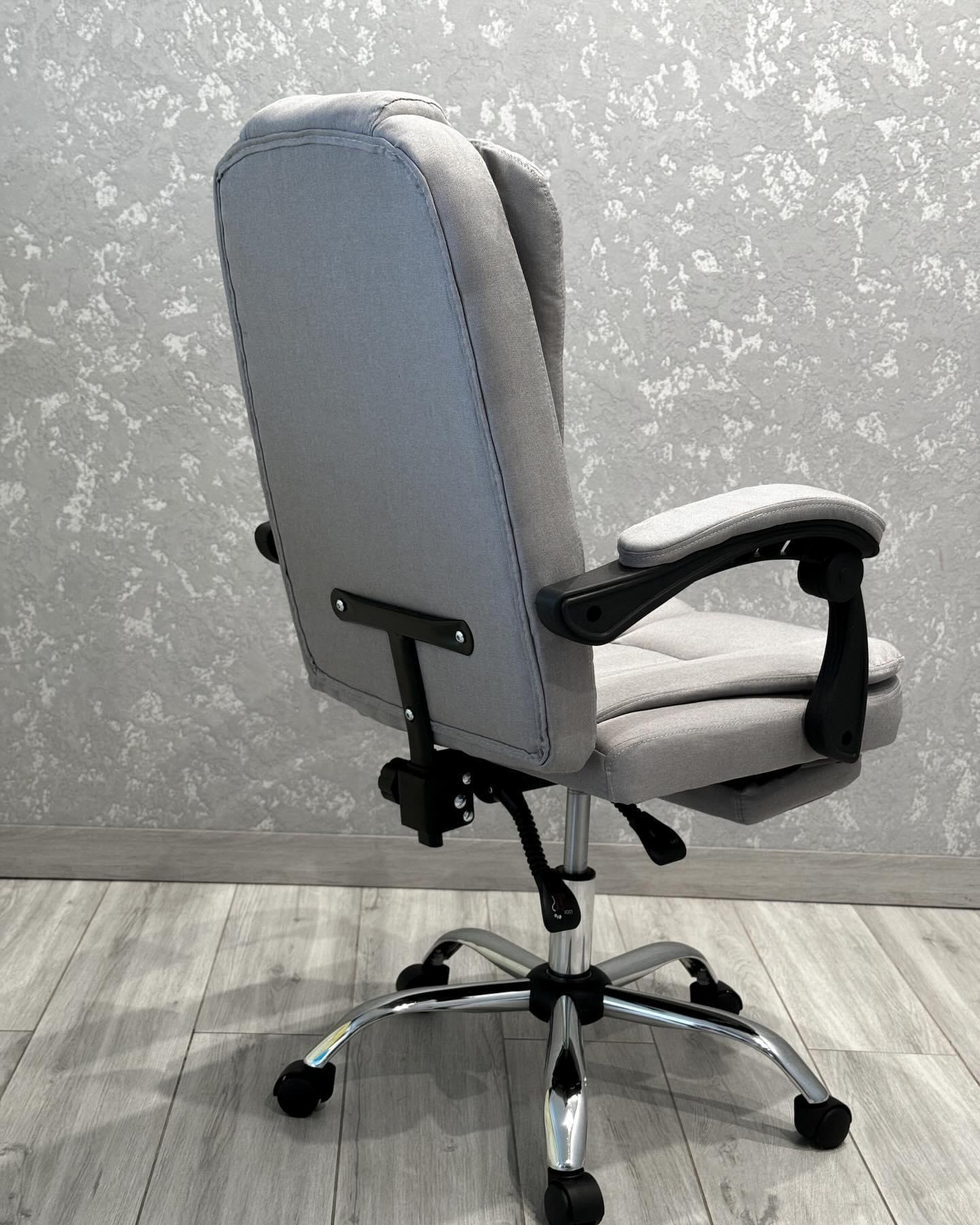 Крісло офісне з тканини BOSS KO22SZ Сірий - фото 2