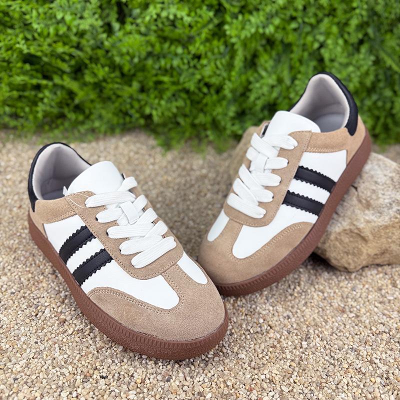 Кеди жіночі замшеві Е-003075-3 p. 39 25 см Бежевий (110314411)