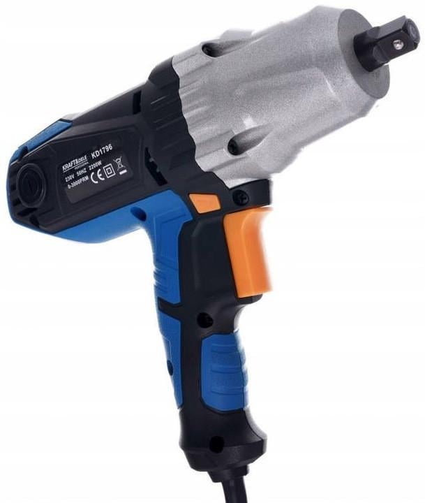 Гайковерт електричний Kraft&Dele KD1796 2415714702 2200 Вт 700 Нм у кейсі - фото 2 Гайковерт електричний Kraft&Dele KD1796 2415714702 2200 Вт 700 Нм у кейсі - фото 2