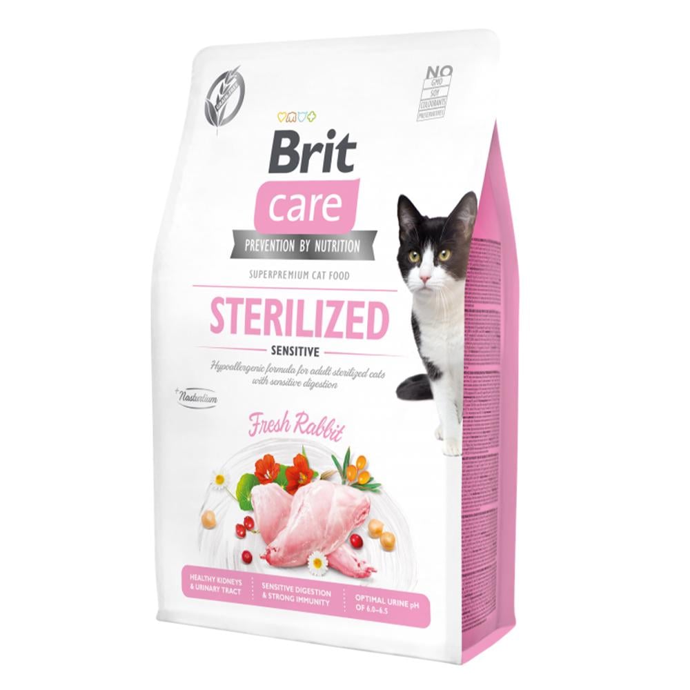 Сухой корм для котов Brit Care Cat GF Sterilized Sensitive - 2 кг