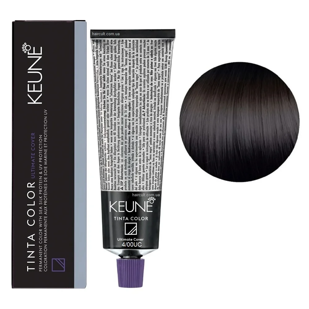Краска для волос стойкая Keune Tinta Color 4.00 UC Medium Brown 60 мл