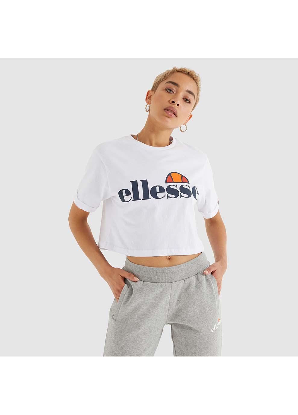 Футболка женская Ellesse Alberta Cropped Tee M Белый (7dSGS04484-908 M) - фото 1