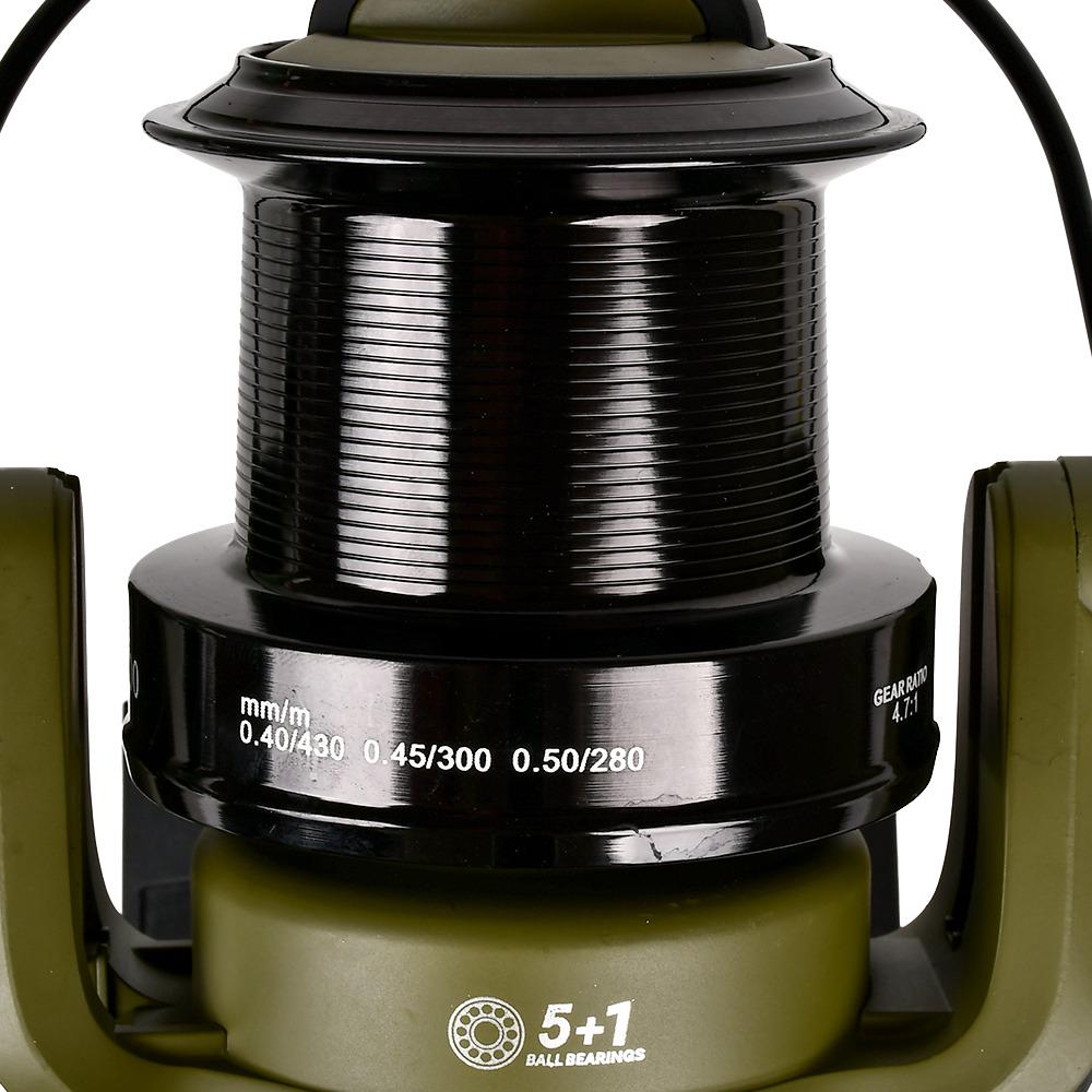 Катушка карповая с бейтранером SF24345-10 Magnum Carp 10000 5+1bb металл шпуля - фото 3 Катушка карповая с бейтранером SF24345-10 Magnum Carp 10000 5+1bb металл шпуля - фото 3