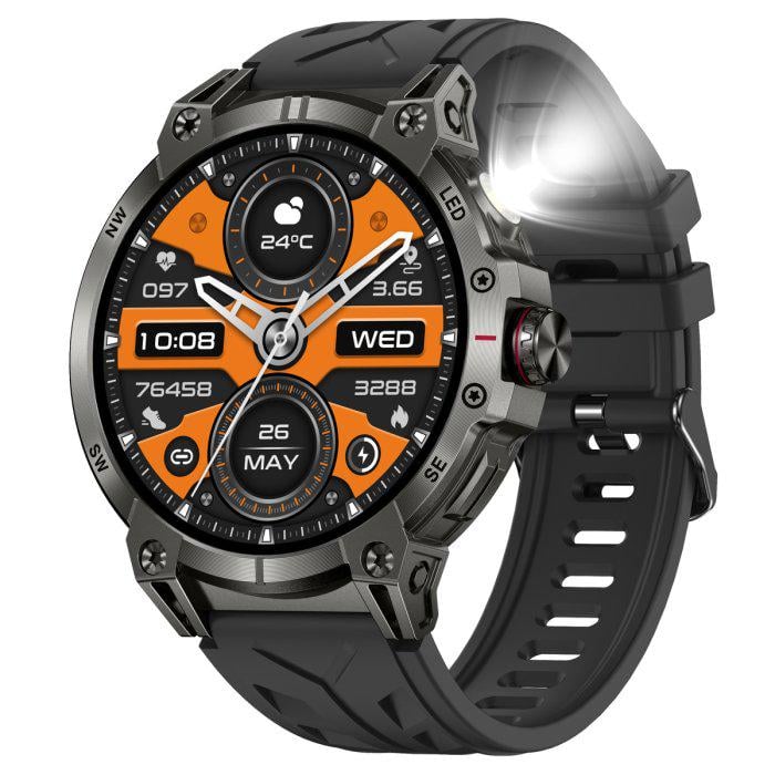 Смарт-часы UWatch Smart Stalker Max Black с компасом (1934) - фото 2 Смарт-часы UWatch Smart Stalker Max Black с компасом (1934) - фото 2