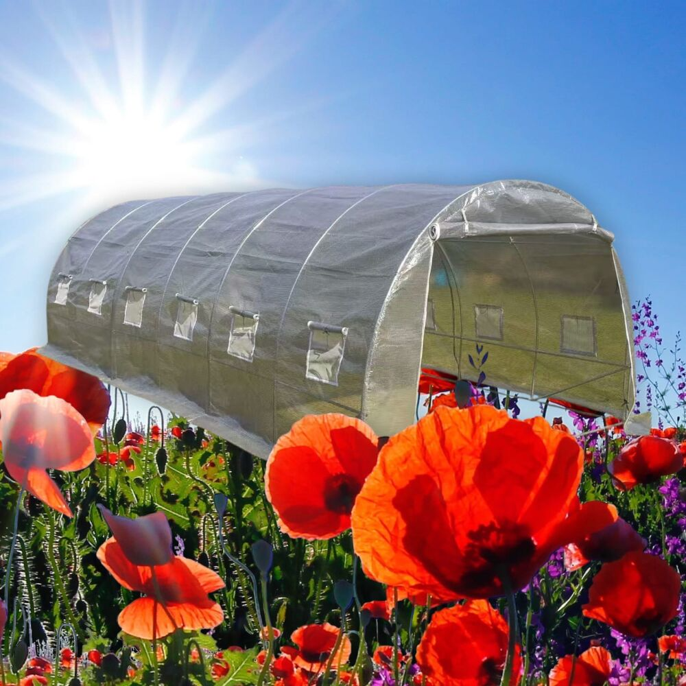 Теплиця садова Bass Polska 18 м2 6х3х2 м Сірий (29714271) - фото 8