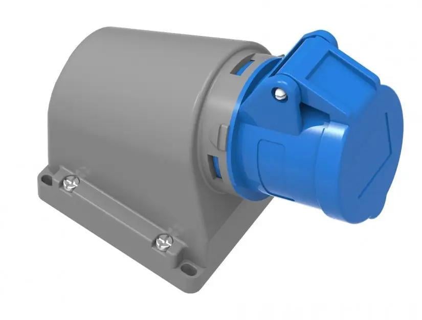 Розетка накладная Bemis 220V 3х16A полиамид IP44 BC1-1403-2535 2P+PE (00000023240)