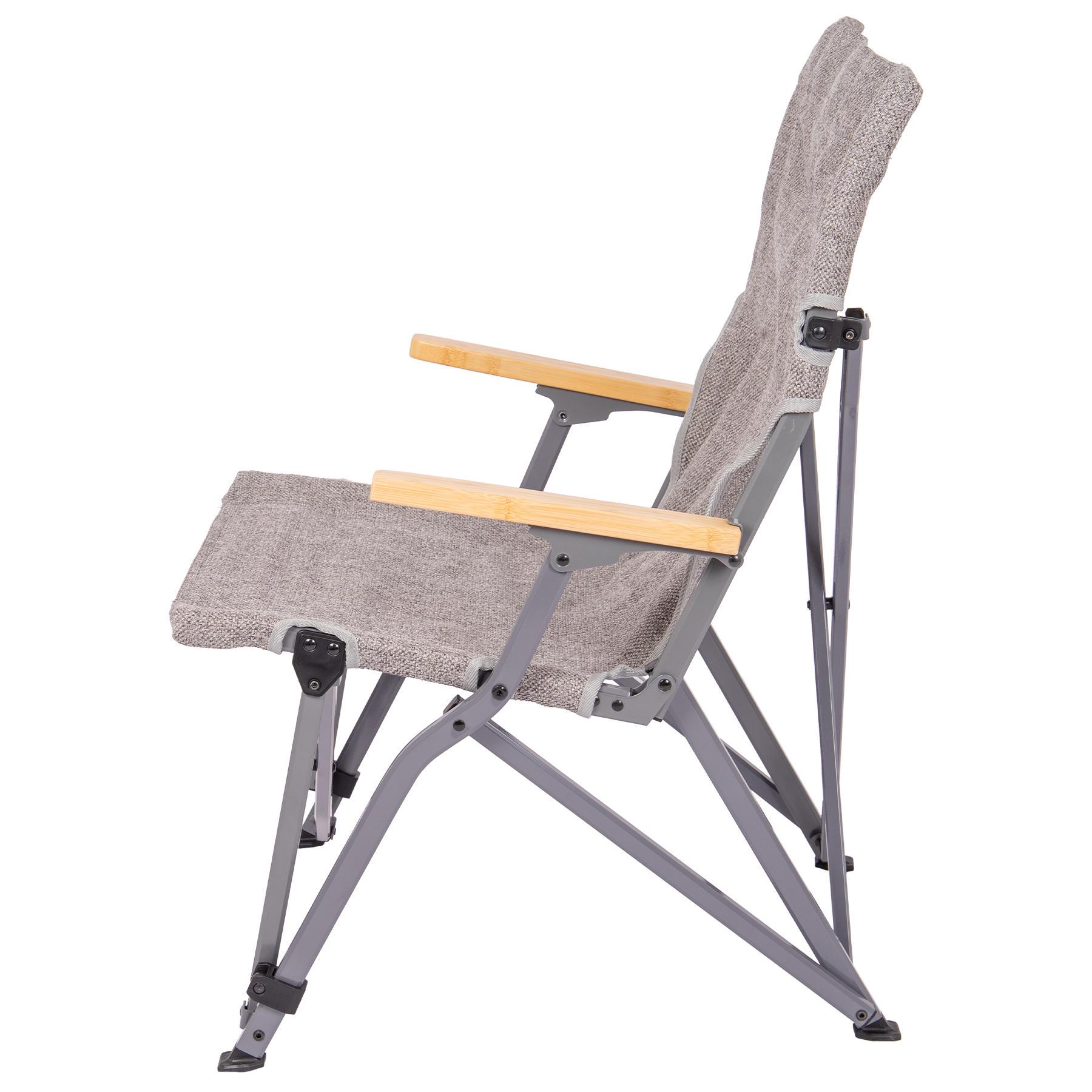 Туристичне крісло розкладне Bo-Camp Chelsea Grey (1204810) - фото 4