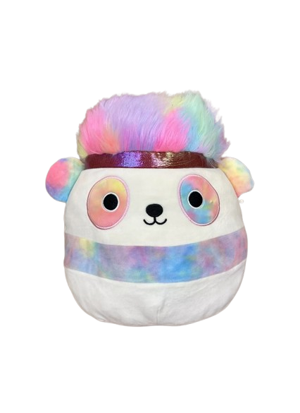 Мягкая игрушка Squishmallows радужная панда Пирсон 40 см (2395485907)