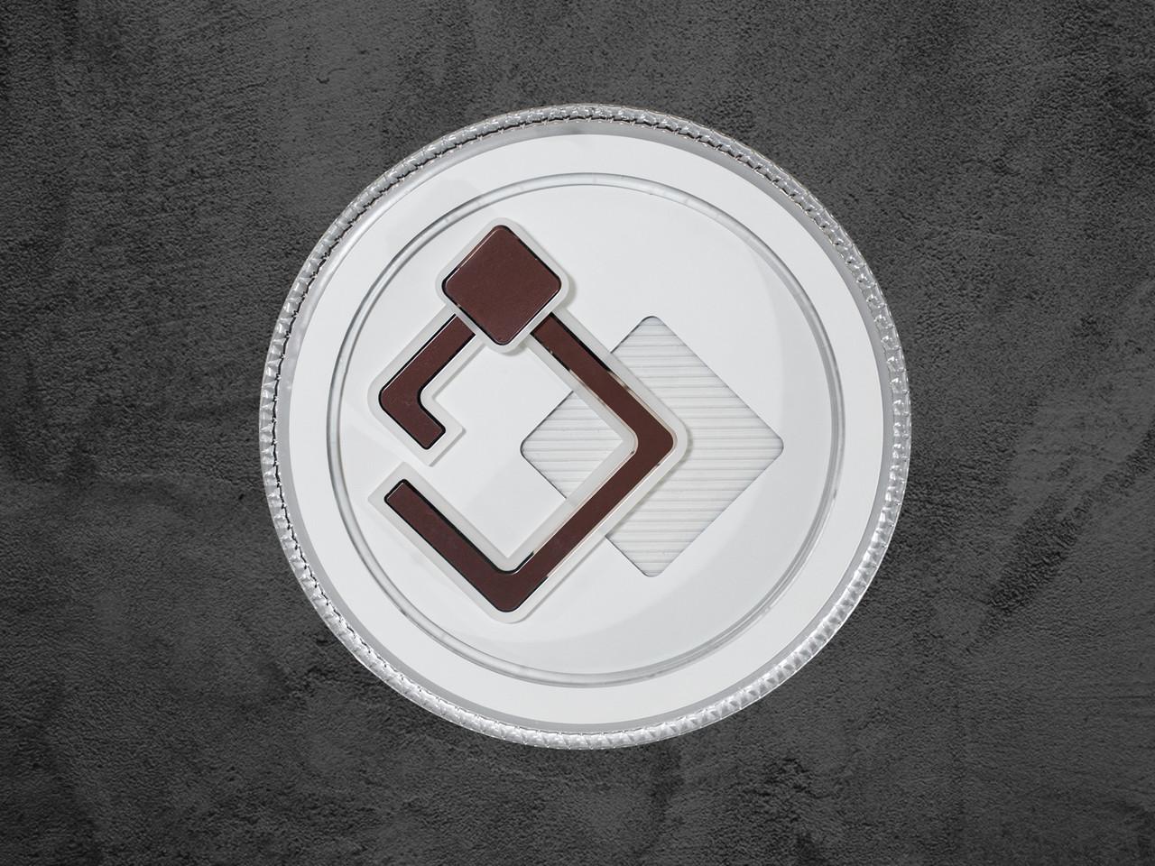 Подвесной светильник с LED подсветкой и диммером MX1700-500D WH+CF Белый-коричневый (2663638047)