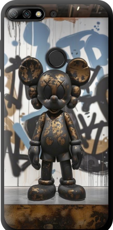 Чехол на Huawei Honor 7C Pro Bronze kaws v2 (6098b-2070-42517)