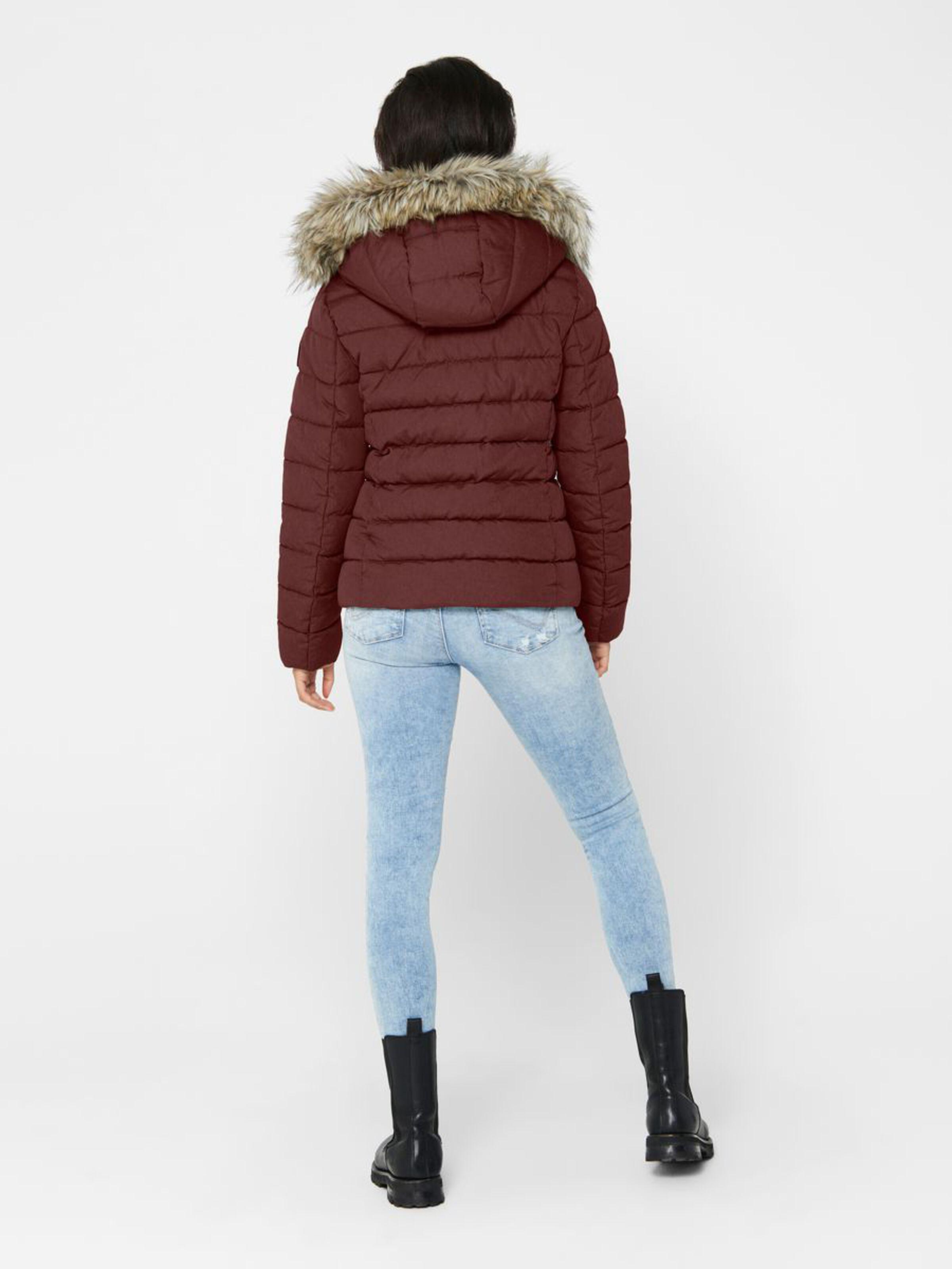 Куртка женская Only 15205635 M Бордовый - фото 2