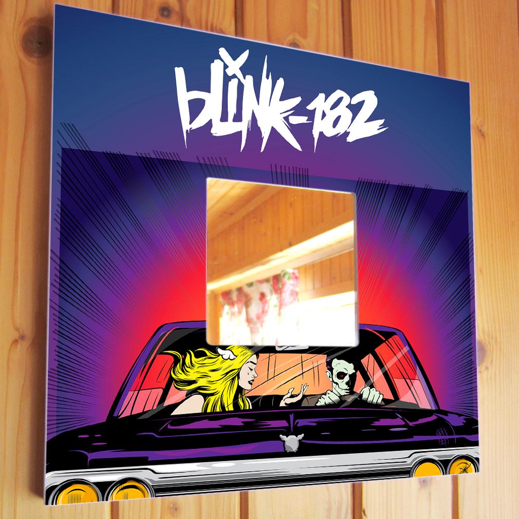Зеркало декоративное Группа "Blink-182" 260х260 мм (M00917)
